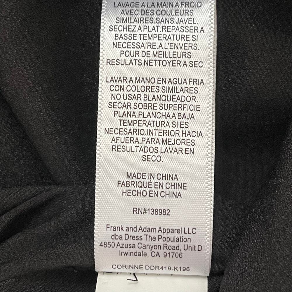 NWT Dress the Population Corinne Sequin Embroidered Cocktail Dress - Size XS - Picture 9 of 9